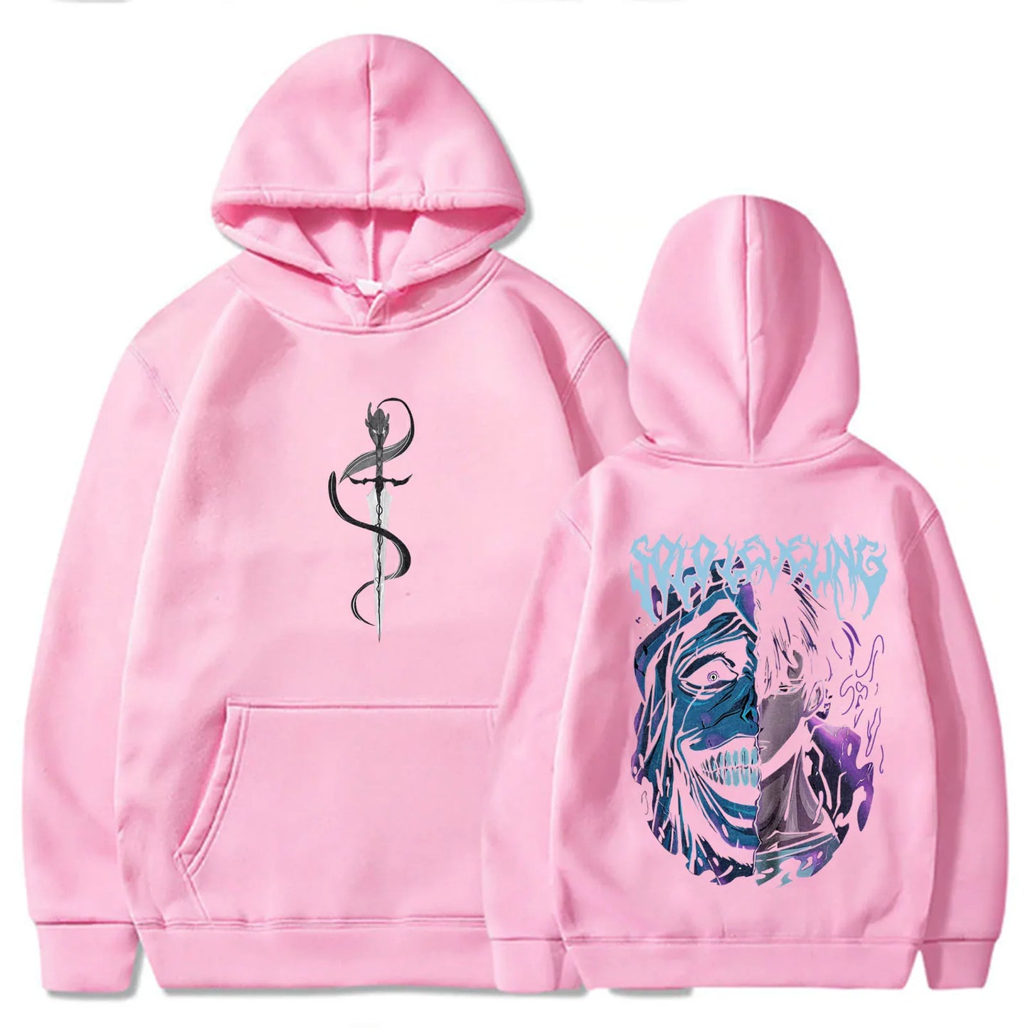 Solo Leveling Statue of God Hoodie / Sung Jinwoo Hoodie Anime
