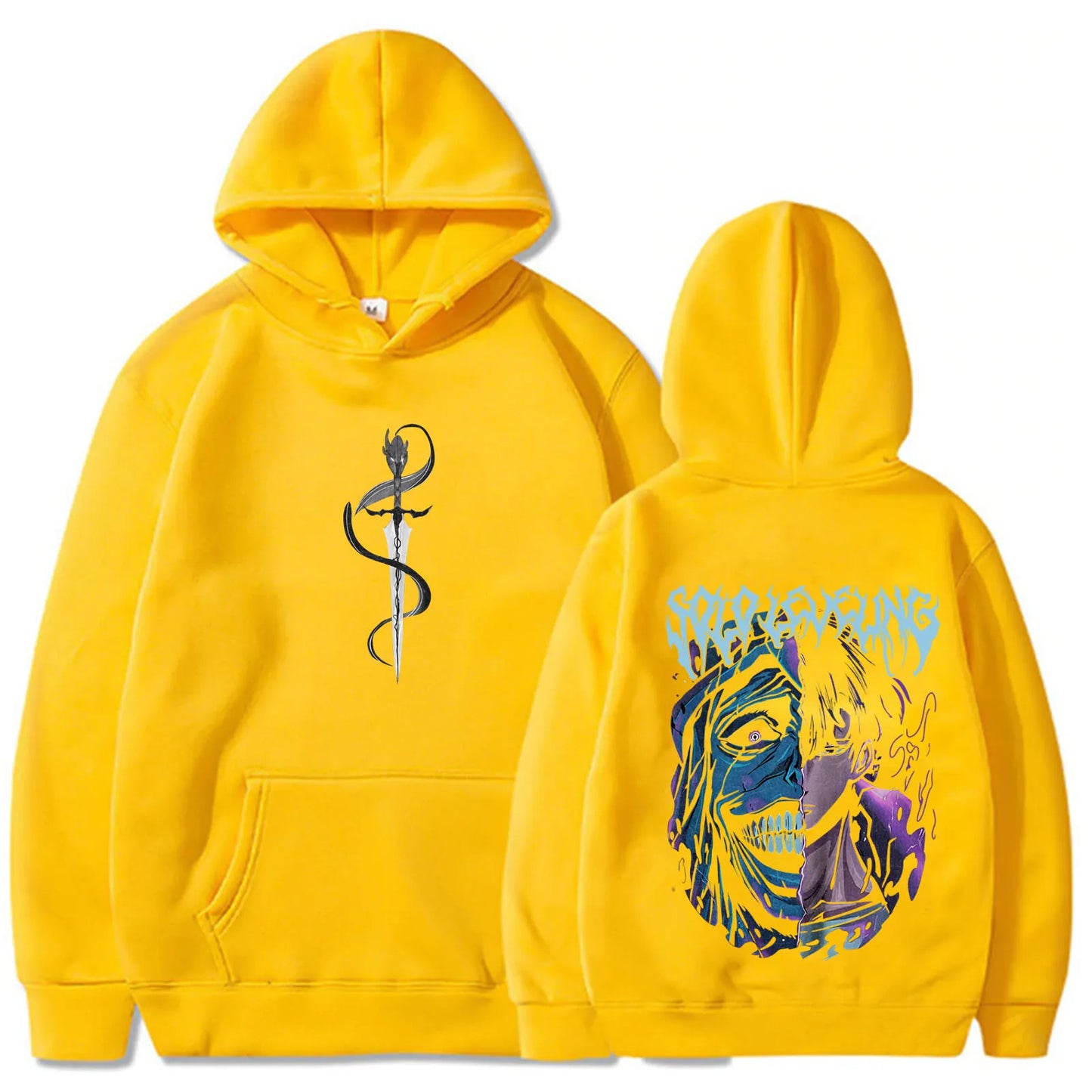 Solo Leveling Statue of God Hoodie / Sung Jinwoo Hoodie Anime