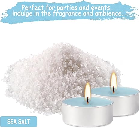 Scented Tealight Candles, Sea Salt Aromatherapy Candles